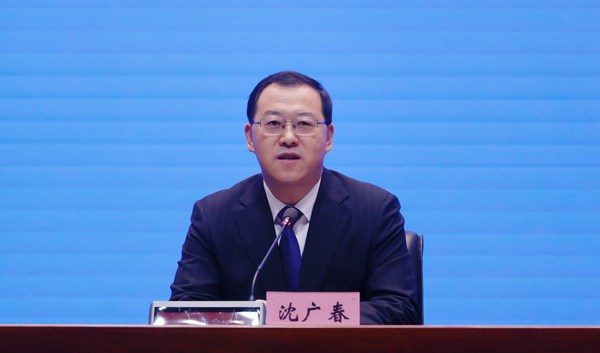 黑龍江省文化和旅游廳副廳長沈廣春。張澍攝