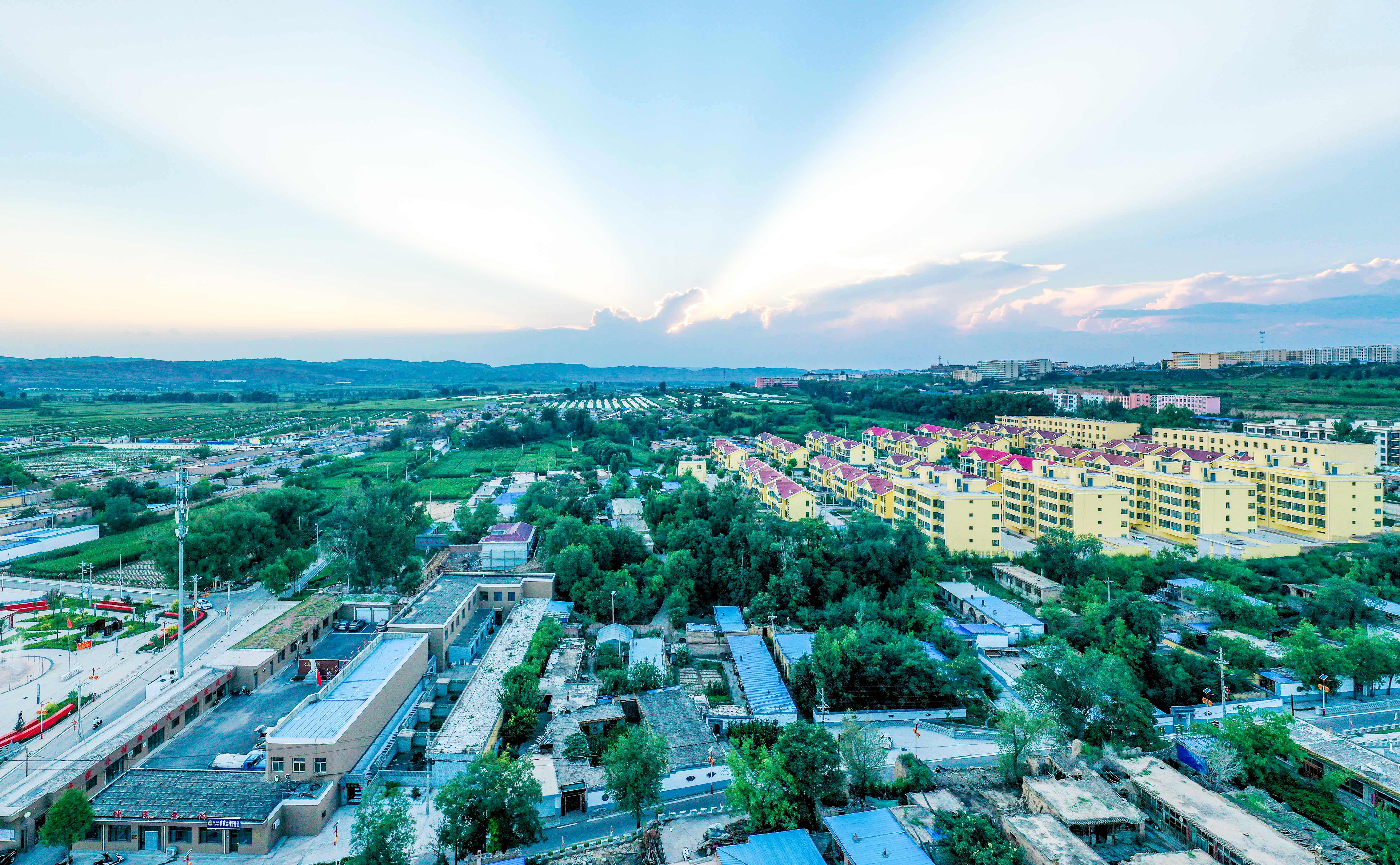 黃河岸邊的美麗村莊——唐家會村。